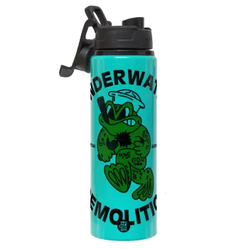 Underwater Demolition, Μεταλλικό παγούρι νερού με καπάκι ασφαλείας, αλουμινίου 850ml