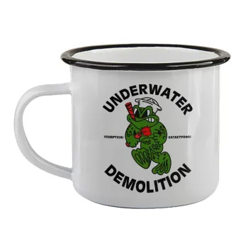 Underwater Demolition, Κούπα εμαγιέ με μαύρο χείλος 360ml