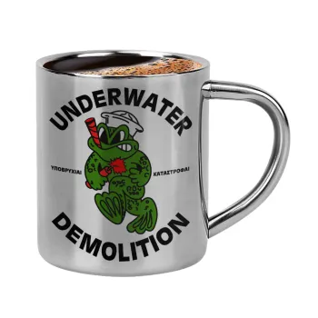 Underwater Demolition, Double-wall metal cup for espresso (220ml)