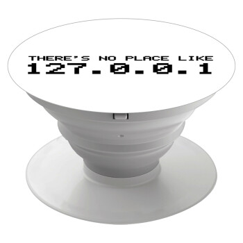 there's no place like 127.0.0.1, Phone Holders Stand  White Hand-held Mobile Phone Holder