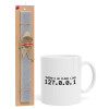 Easter Set, Ceramic Cup (330ml) & Easter aromatic flat candle (30cm) (GRAY)
