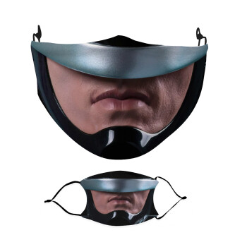 Robocop, Μάσκα υφασμάτινη Ενηλίκων πολλαπλών στρώσεων με υποδοχή φίλτρου