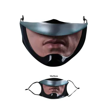 Robocop, Μάσκα υφασμάτινη παιδική πολλαπλών στρώσεων με υποδοχή φίλτρου