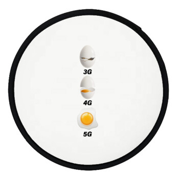 3G > 4G > 5G, Βεντάλια υφασμάτινη αναδιπλούμενη με θήκη (20cm)