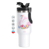 Mega Stainless steel Tumbler with lid, double wall 1,2L