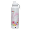 1L Stainless Steel Thermal Bottle with Phone Holder & Double Wall Insulation