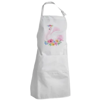 Λευκός κύκνος, Ποδιά Σεφ Ολόσωμη Ενήλικων (με ρυθμιστικά και 2 τσέπες)