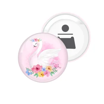 White swan, Μαγνητάκι και ανοιχτήρι μπύρας στρογγυλό διάστασης 5,9cm