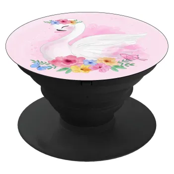 Λευκός κύκνος, Phone Holders Stand  Μαύρο Βάση Στήριξης Κινητού στο Χέρι