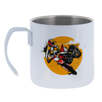 Motocross, Mug Stainless steel double wall 400ml