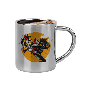 Motocross, Κουπάκι μεταλλικό διπλού τοιχώματος για espresso (220ml)