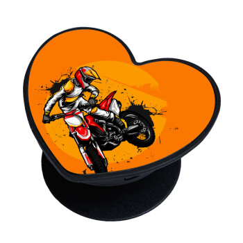 Motocross, Phone Holders Stand  καρδιά Μαύρο Βάση Στήριξης Κινητού στο Χέρι