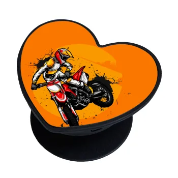 Motocross, Phone Holders Stand  καρδιά Μαύρο Βάση Στήριξης Κινητού στο Χέρι