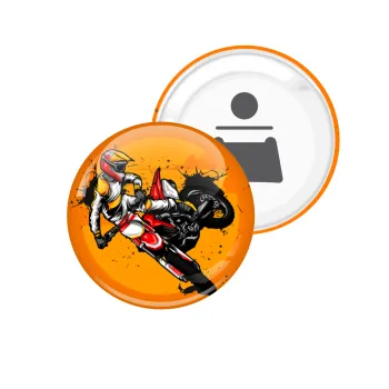 Motocross, Μαγνητάκι και ανοιχτήρι μπύρας στρογγυλό διάστασης 5,9cm