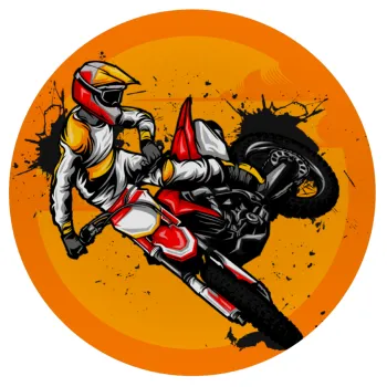 Motocross, Mousepad Round 20cm