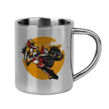Motocross, Mug Stainless steel double wall 300ml