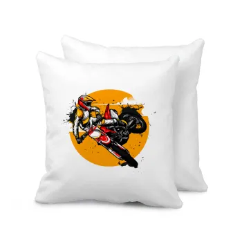 Motocross, Sofa cushion 40x40cm includes filling