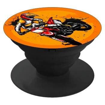 Motocross, Phone Holders Stand  Black Hand-held Mobile Phone Holder