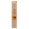 Easter Set, wooden keychain & scented Easter candle flat (30cm) (GRAY)
