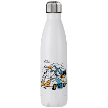 Life is a trip, Stainless steel, double-walled, 750ml