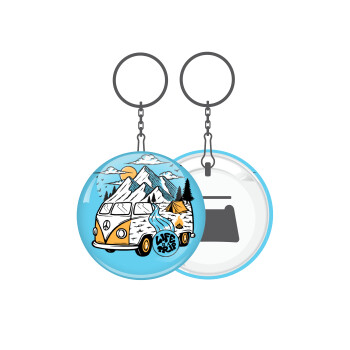 Life is a trip, Μπρελόκ μεταλλικό 5cm με ανοιχτήρι