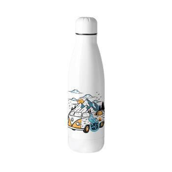 Life is a trip, Metal mug thermos (Stainless steel), 500ml