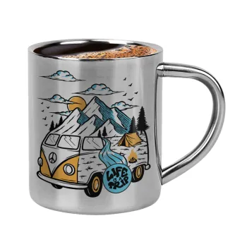 Life is a trip, Κουπάκι μεταλλικό διπλού τοιχώματος για espresso (220ml)