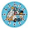 Wooden wall clock (20cm)