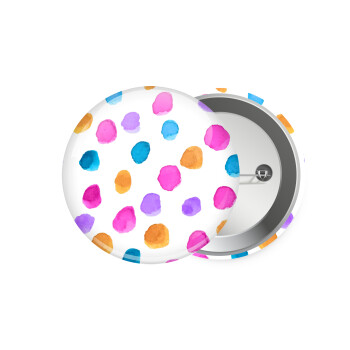 Watercolor dots, Κονκάρδα παραμάνα 7.5cm