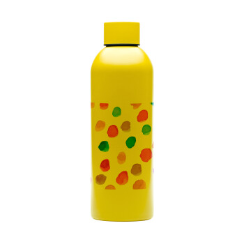 Watercolor dots, Μεταλλικό παγούρι νερού, 304 Stainless Steel 800ml