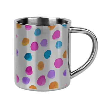 Watercolor dots, Κούπα Ανοξείδωτη διπλού τοιχώματος 300ml