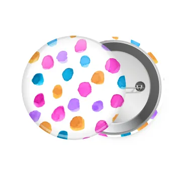 Watercolor dots, Κονκάρδα παραμάνα 7.5cm