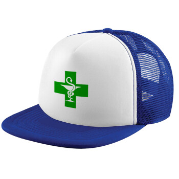 Φαρμακείο, Καπέλο Soft Trucker με Δίχτυ Blue/White 