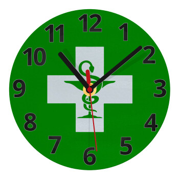 Φαρμακείο, Ρολόι τοίχου γυάλινο (20cm)