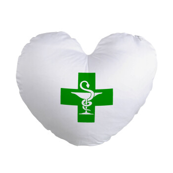Φαρμακείο, Μαξιλάρι καναπέ καρδιά 40x40cm περιέχεται το  γέμισμα