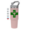 Pink color, 890ml (30oz) stainless Steel Tumbler with Handle