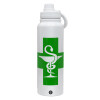 1L Stainless Steel Thermal Bottle with Phone Holder & Double Wall Insulation
