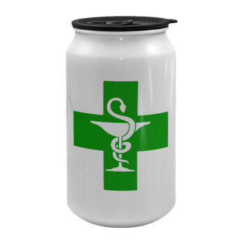 Φαρμακείο, Κούπα ταξιδιού μεταλλική με καπάκι (tin-can) 500ml