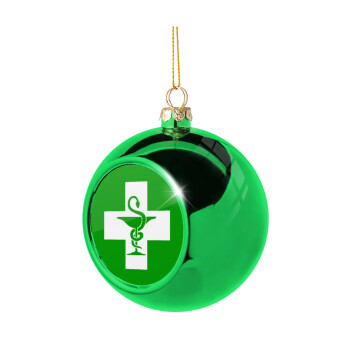 Φαρμακείο, Χριστουγεννιάτικη μπάλα δένδρου Πράσινη 8cm