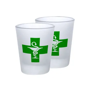 Φαρμακείο, Σφηνοπότηρα γυάλινα 45ml του πάγου (2 τεμάχια)