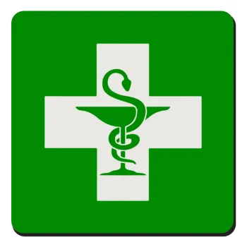 Φαρμακείο, Τετράγωνο μαγνητάκι ξύλινο 9x9cm