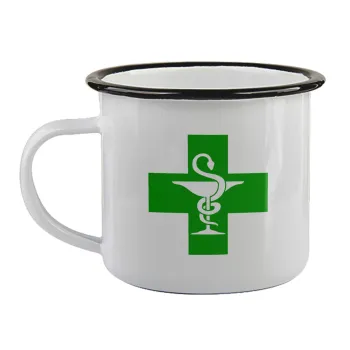 Φαρμακείο, Κούπα εμαγιέ με μαύρο χείλος 360ml