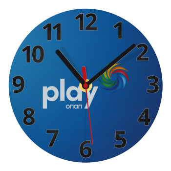 Play by ΟΠΑΠ, Ρολόι τοίχου γυάλινο (20cm)