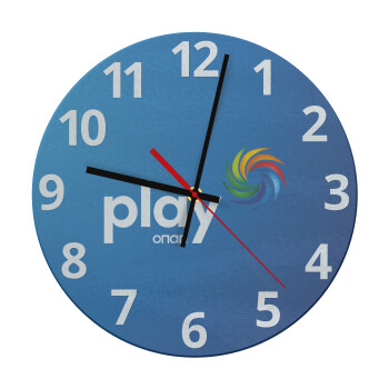 Play by ΟΠΑΠ, Ρολόι τοίχου γυάλινο (30cm)