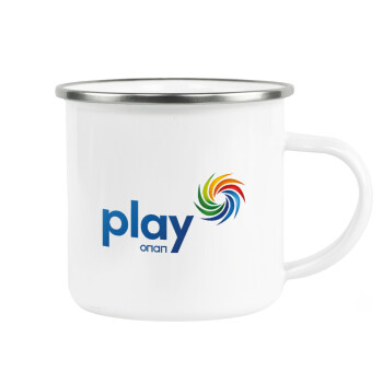 Play by ΟΠΑΠ, Metallic enamel cup white 360ml