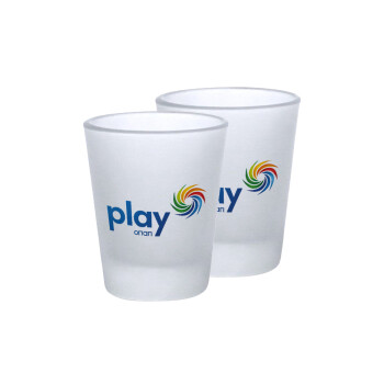 Play by ΟΠΑΠ, Σφηνοπότηρα γυάλινα 45ml του πάγου (2 τεμάχια)