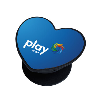 Play by ΟΠΑΠ, Phone Holders Stand  καρδιά Μαύρο Βάση Στήριξης Κινητού στο Χέρι