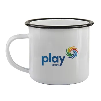 Play by ΟΠΑΠ, Κούπα εμαγιέ με μαύρο χείλος 360ml