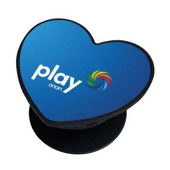 Play by ΟΠΑΠ, Phone Holders Stand  καρδιά Μαύρο Βάση Στήριξης Κινητού στο Χέρι