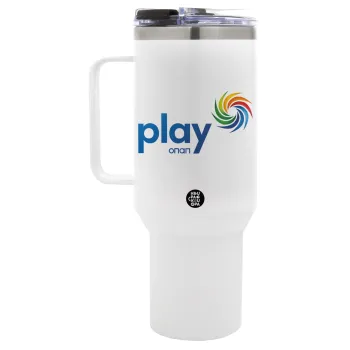 Play by ΟΠΑΠ, Mega Tumbler με καπάκι, διπλού τοιχώματος (θερμό) 1,2L